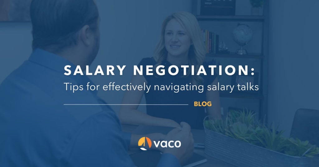 Vaco - Salary Negotiation Tips