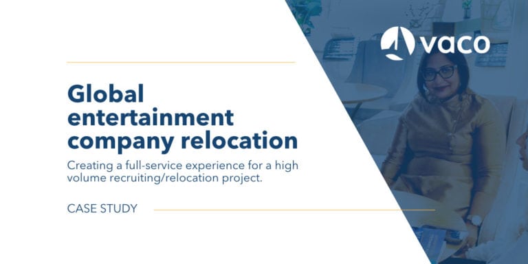 Vaco Case Study - Global Entertainment Company Relocation