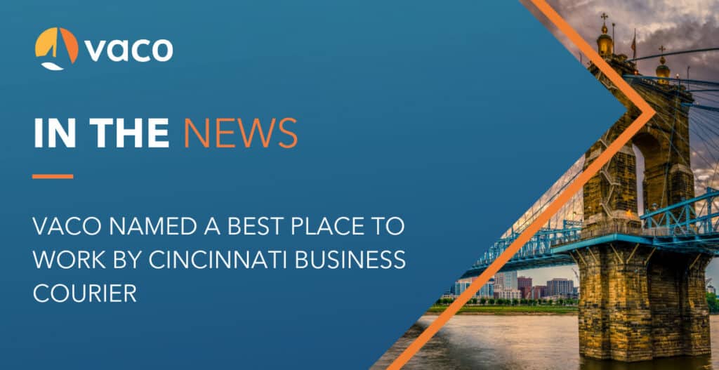 Vaco Press Release - Vaco Best Places to Work List Cincinnati