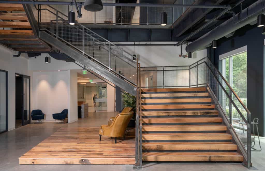 Vaco Office Redesign - Interior Stairwell