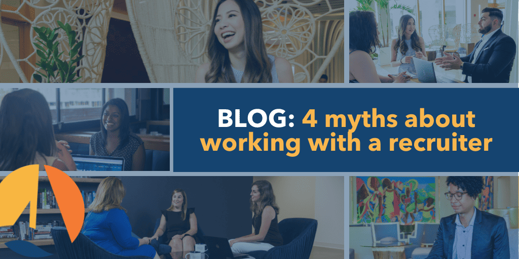 Vaco blog - myths about working with a recruiter