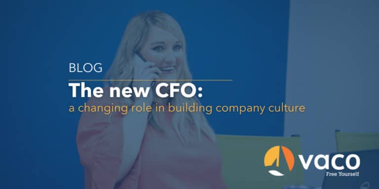 Vaco - CFO role in building company culture