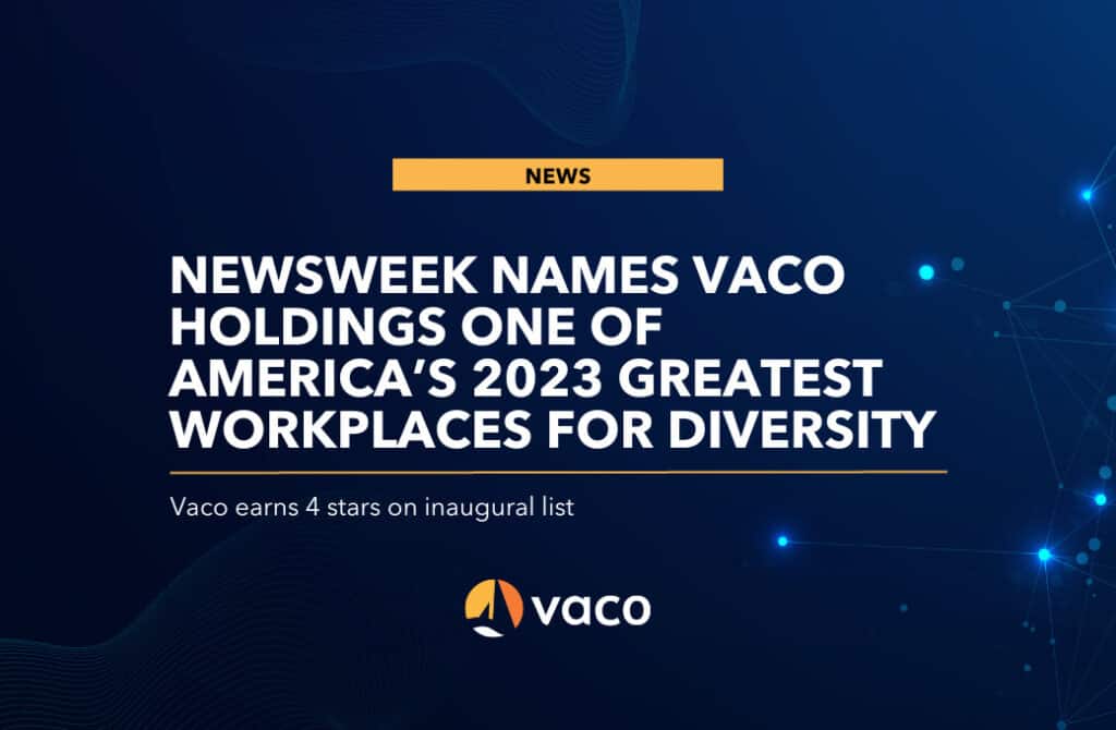 Vaco - Newsweek Greatest Workplaces 2023 for Diversity Graphic (1)