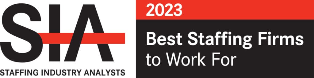 2023 SIA Best Staffing Firms award