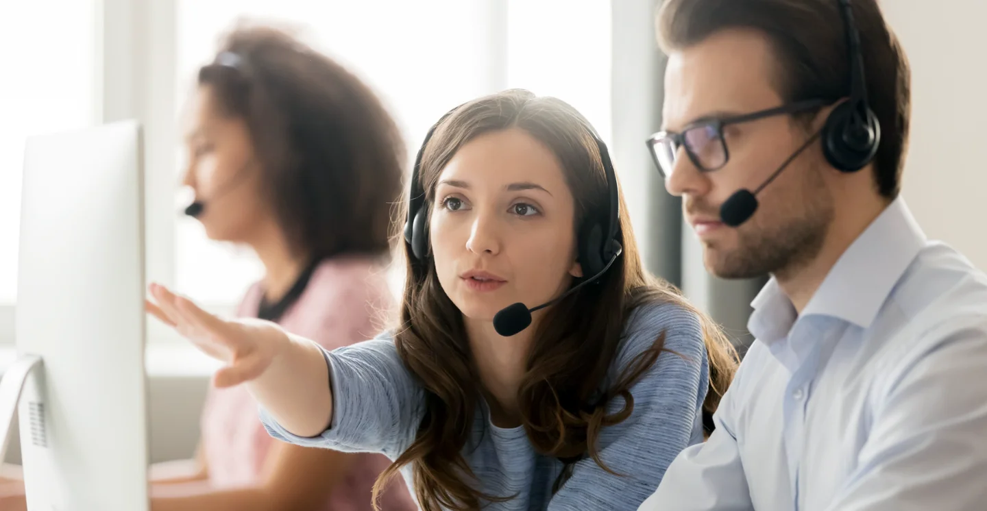 Customer service team